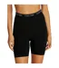 Womens/ladies Seamless Slim Compression Shorts Black Calvin Klein-4