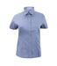 Kustom Kit Ladies Short Sleeve Corporate Pocket Oxford Shirt (Light Blue) - UTBC629