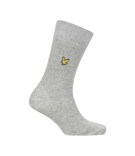Lot De 3  Paires De Chaussettes Unies Homme Gris Noir Lyle & Scott