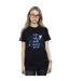 Disney Femme/Les femmes Fée Clochette Un peu d'étincelles T-Shirt Boyfriend en coton (Noir) - UTBI46485-2