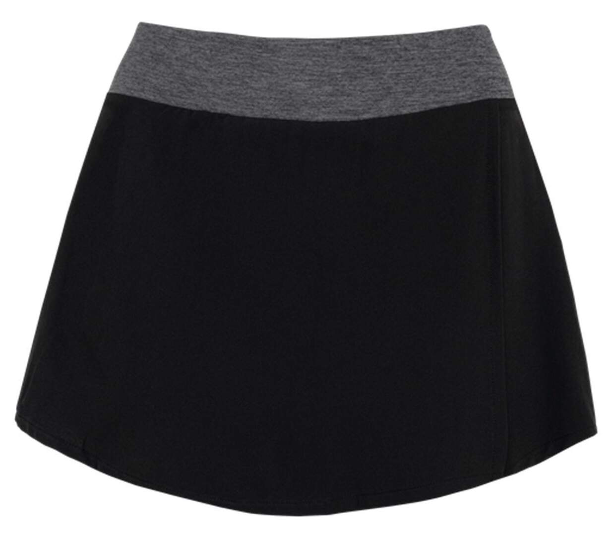 Jupe de padel avec short intégré - Femme - PA1031 - noir et gris-1