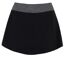 Jupe de padel avec short intégré - Femme - PA1031 - noir et gris-1