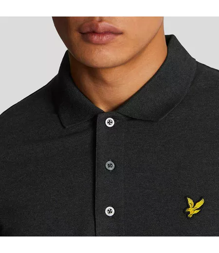 Polo Uni Homme Charbon Lyle & Scott