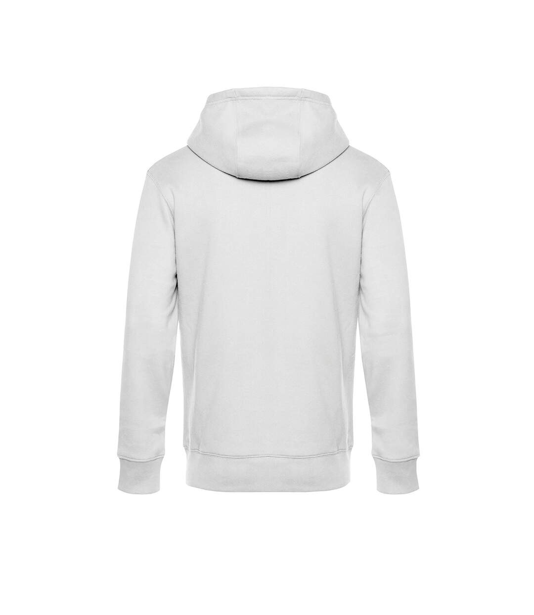 Sweat à capuche king homme blanc B&C-2