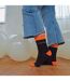 7 Pack Ladies Days Of The Week Socks | Black Novelty Dress Socks-5