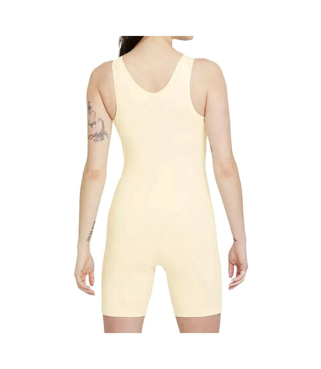 Combishort jaune femme nike icon clash - l-2