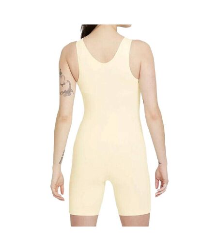 Combishort jaune femme nike icon clash - l