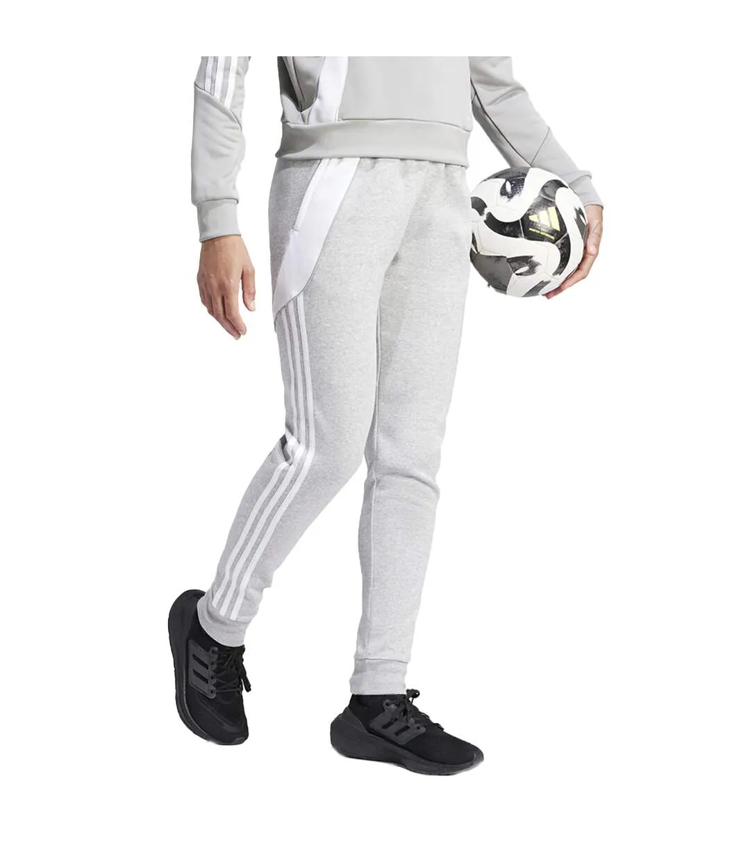 Pantalon De Jogging Tiro Femme Gris Argenté Adidas-1
