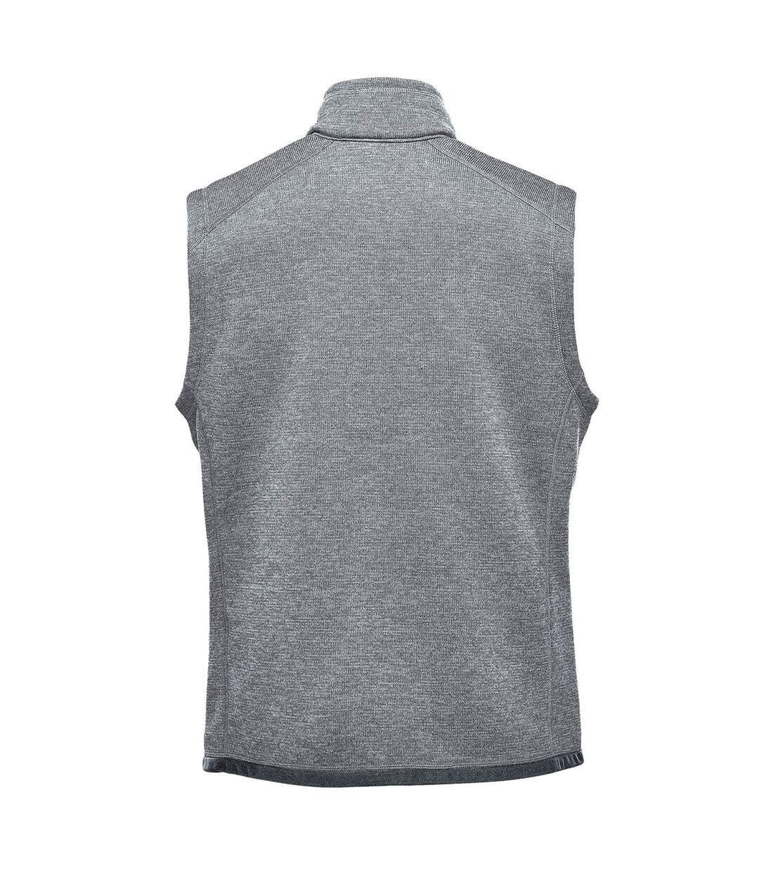 Mens Avalante Knitted Heather Full Zip Gilet Granite Stormtech-2