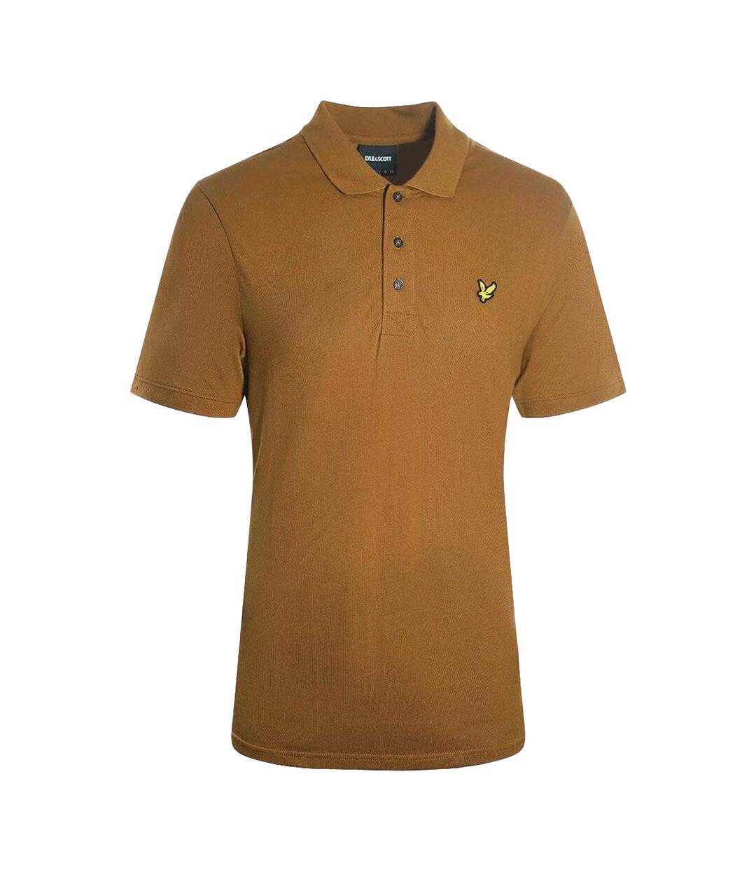 Polo Motif/style Uni Homme Cuivré Lyle & Scott-1