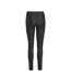 Pantalon Noir Enduit Femme Vila Commit Coated - L-2