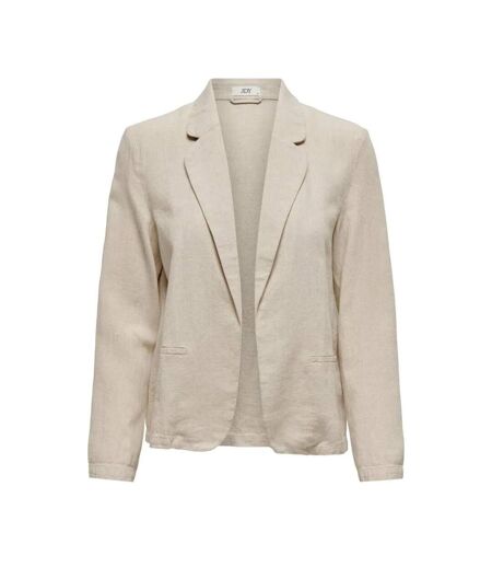 Blazer Beige Femme LinJDY Linen - L