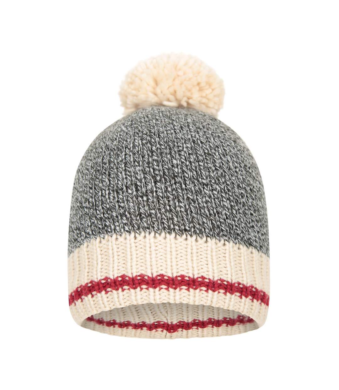 Mens whistler pom pom beanie grey Mountain Warehouse-1