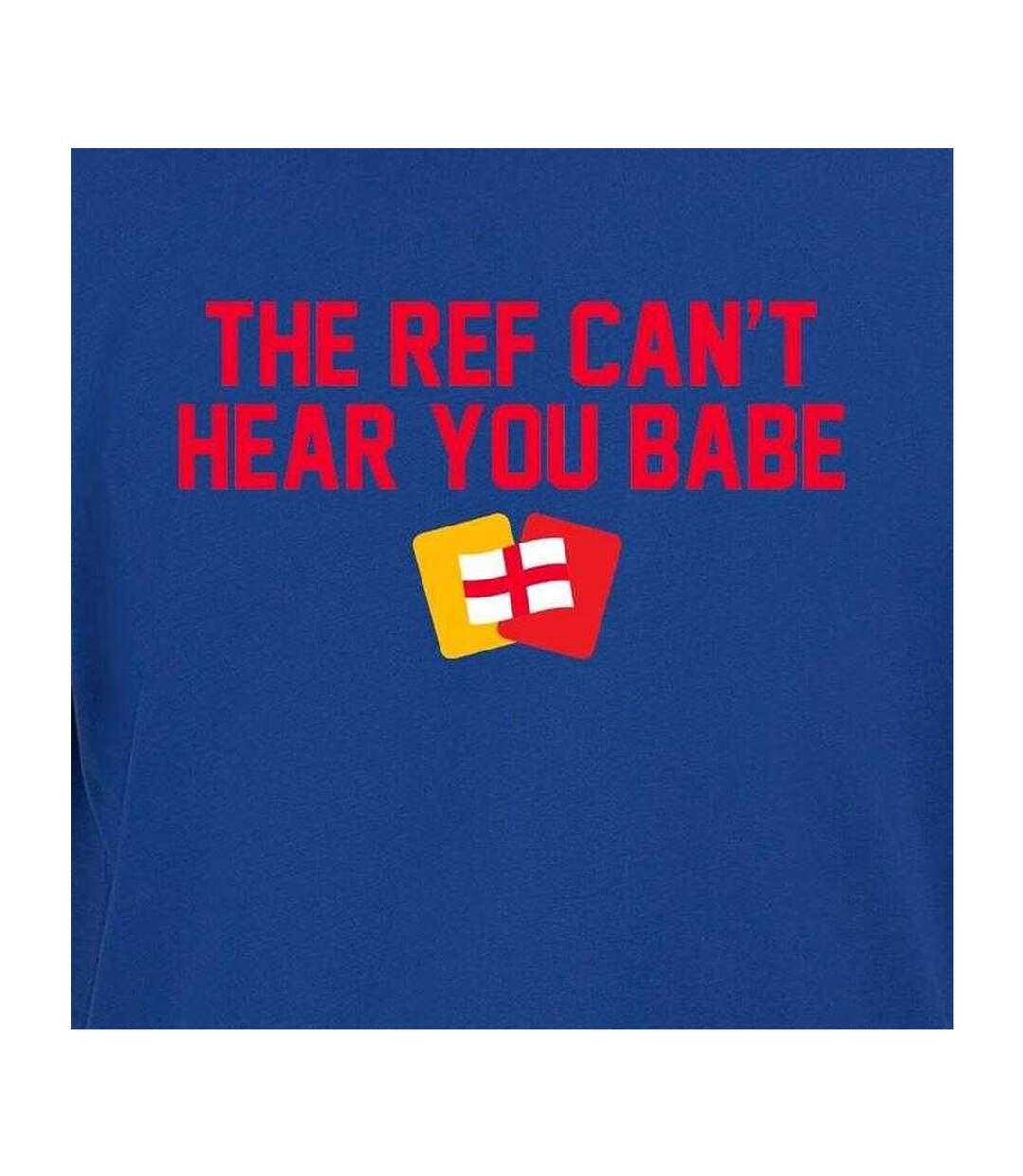 Unisex Adult Can´t Hear You Babe T-shirt Blue AWD-3