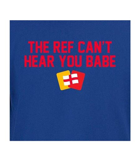 Unisex Adult Can´t Hear You Babe T-shirt Blue AWD