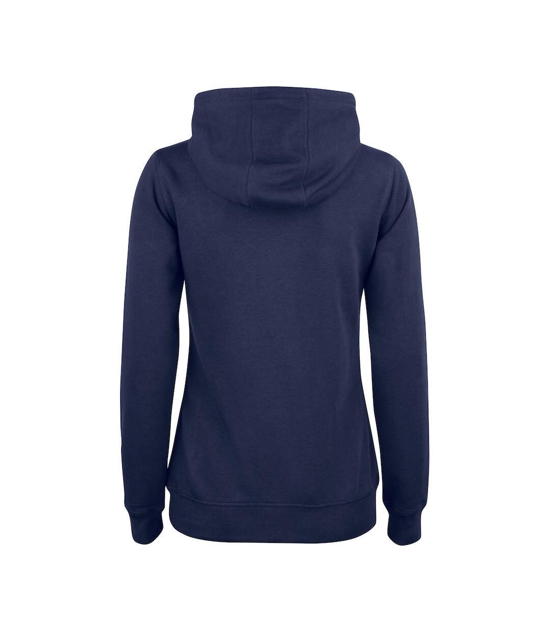 Sweat À Capuche Premium Femme Bleu Marine Foncé Clique-2