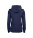 Sweat À Capuche Premium Femme Bleu Marine Foncé Clique-2
