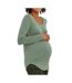 T-Shirt de grossesse vert femme vero moda marternity filli-1