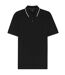 Mens Join Paddy Embroidered Logo Regular Polo Shirt Black Boss-2