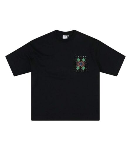 T-shirt Motif/style Imprimé Palmier Adulte Noir London
