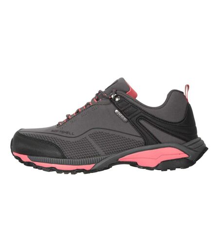 Womens/ladies Collie Waterproof Running Trainers Grey Mountain Warehouse