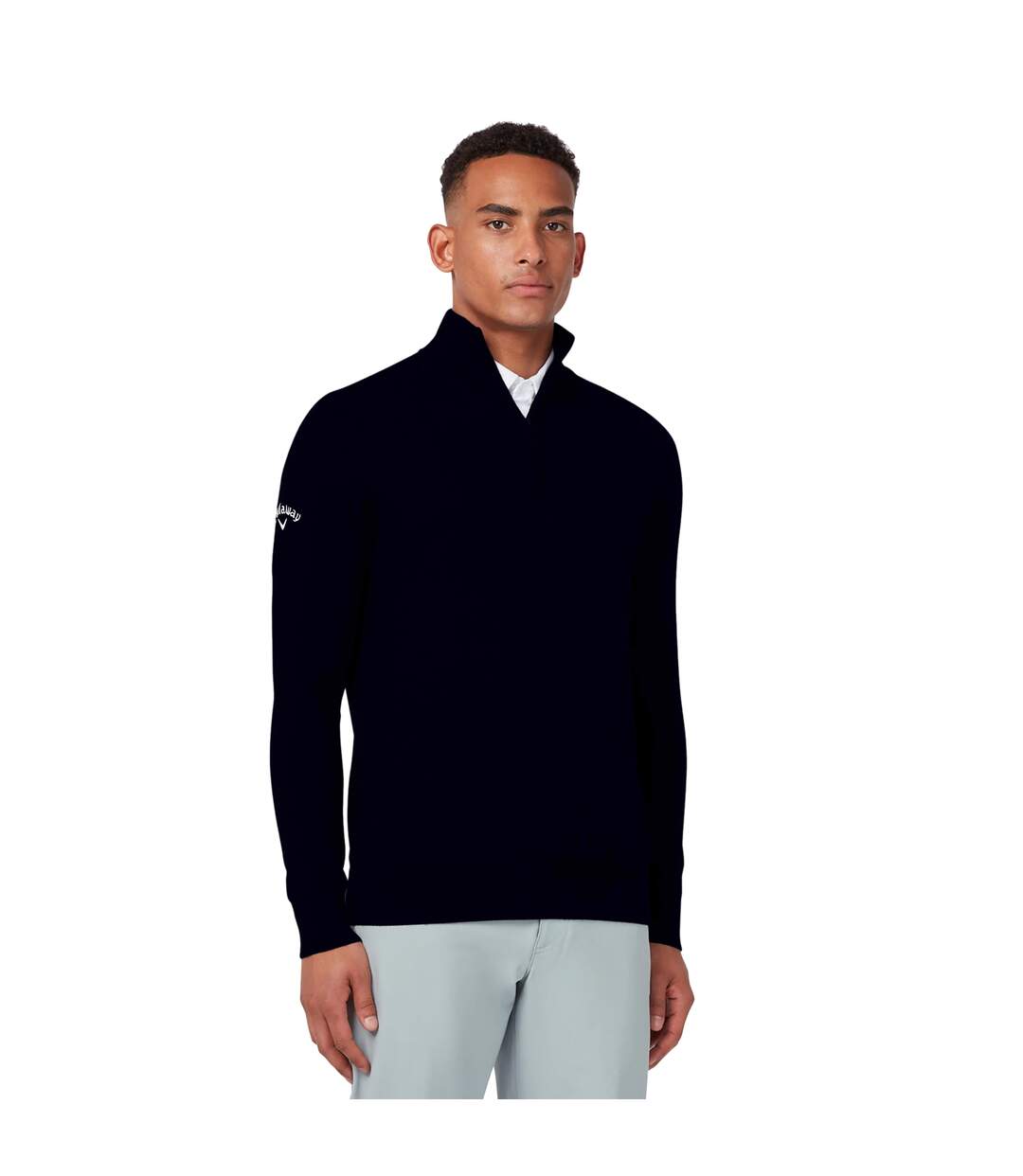 Sweat homme bleu marine Callaway-3