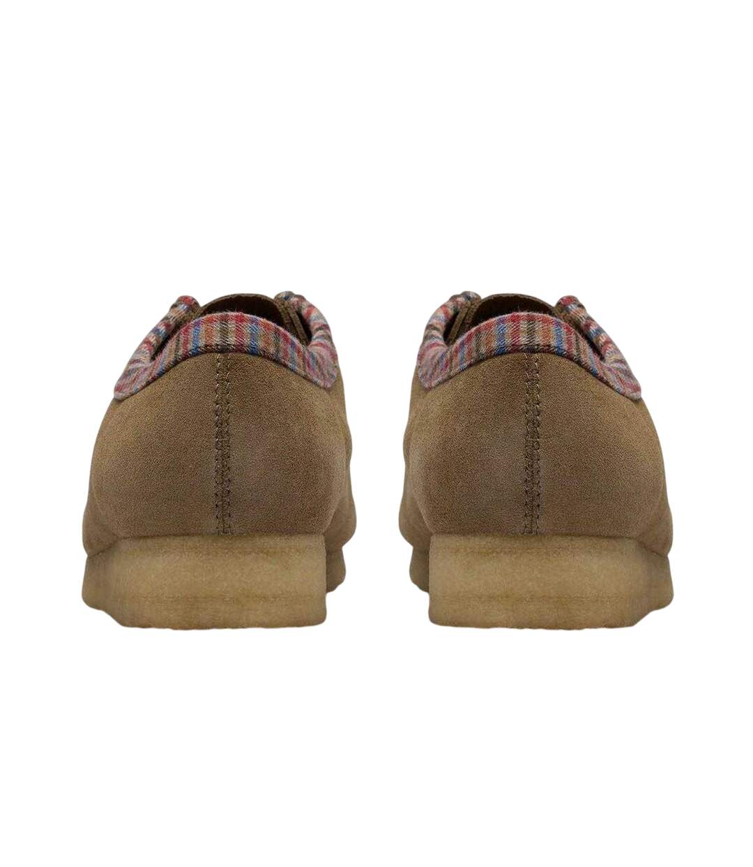 Mens Wallabee Suede Boat Shoes Brown Clarks Originals-2