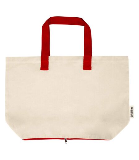 Tote Bag Sierra Taille Unique Naturel Rouge Floso