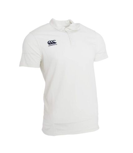 Canterbury Mens Short Sleeve Cricket Shirt (Cream)