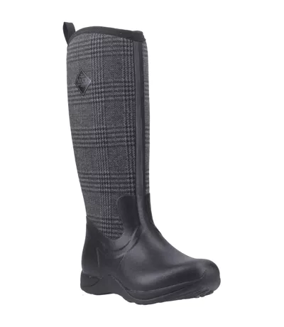 Womens/ladies Arctic Adventure Wellington Boots Black Muck Boots