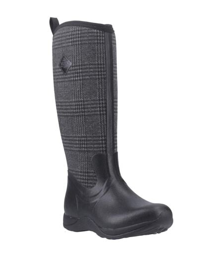 Womens/ladies Arctic Adventure Wellington Boots Black Muck Boots
