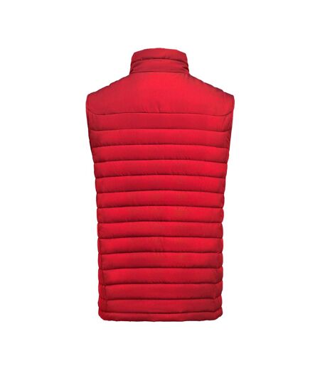 Doudoune Sans Manches Arches Homme Rouge James Harvest
