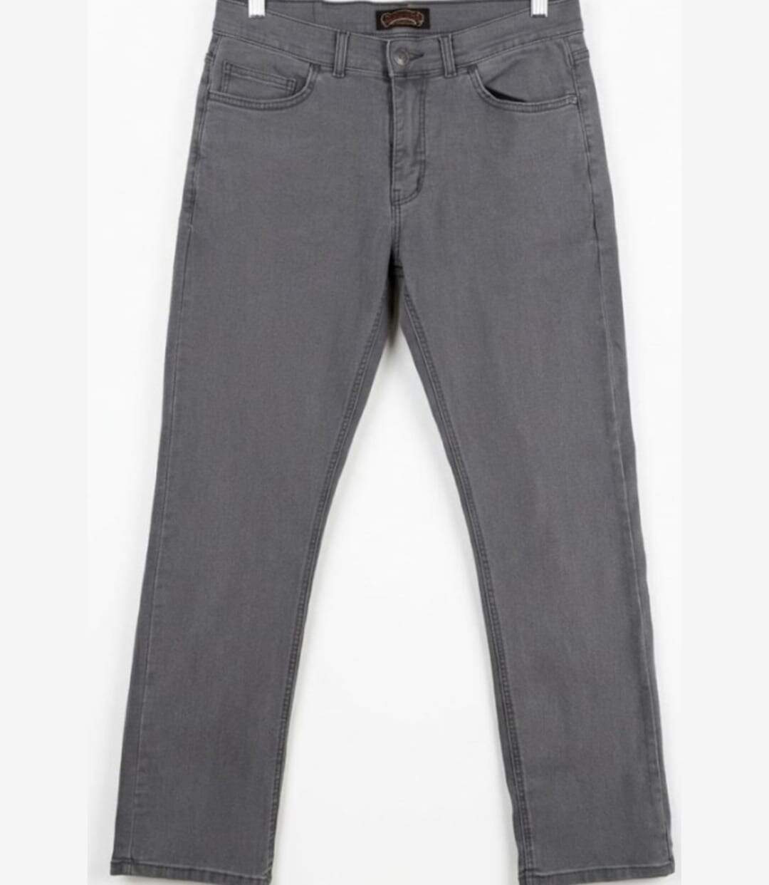 CHALLENGER M759 — Jean 5 poches extensible gris : le confort stretch urbain-3