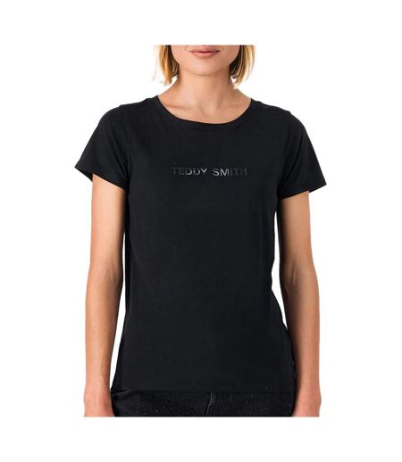 T-shirt noir femme teddy smith ticia - m