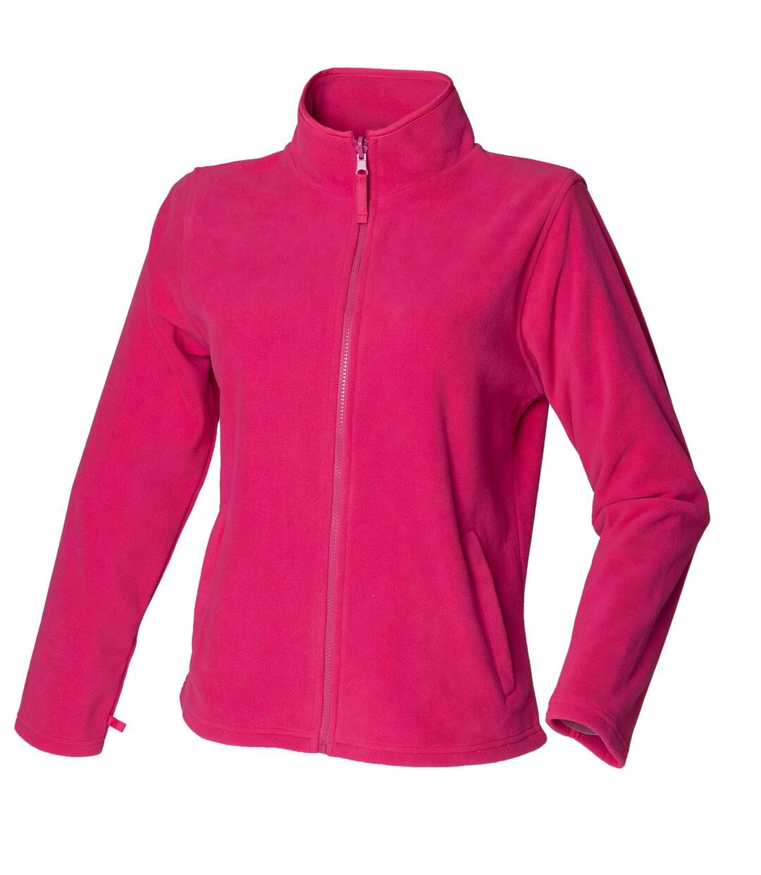 Veste polaire anti-peluche femme fuchsia Henbury