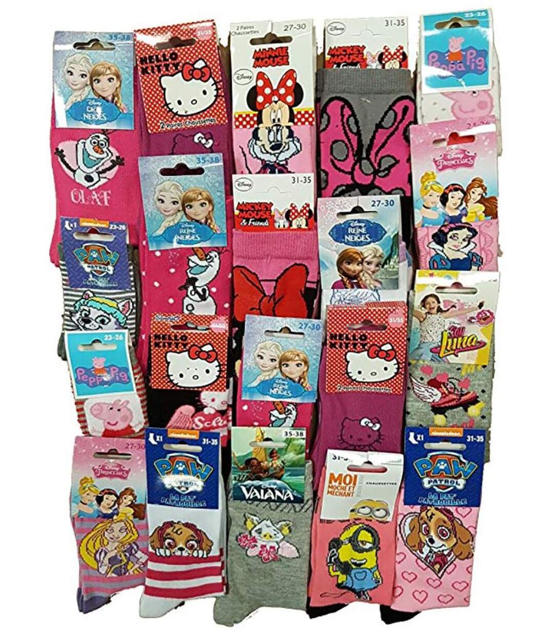 Chaussettes Licence Pack de 10 Paires Fille