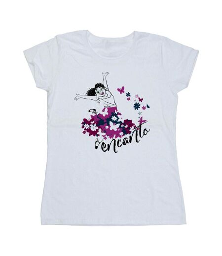 Disney - T-shirt ENCANTO MIRABEL FLOWER - Femme (Blanc) - UTBI19543