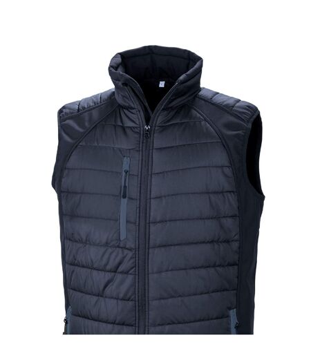 Doudoune Sans Manches Compass Homme Bleu Marine Result Genuine Recycled