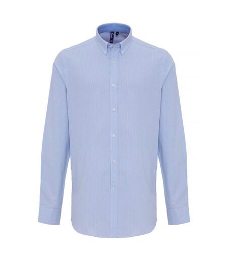 Chemise homme blanc / bleu clair Premier