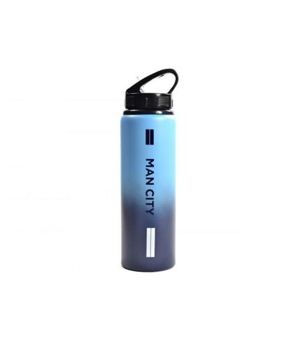 Manchester City FC Fade Aluminum 25.3floz Water Bottle (Sky Blue/Navy) (One Size) - UTBS3149