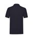 Mens Premium Pique Polo Shirt Deep Navy Fruit Of The Loom-2