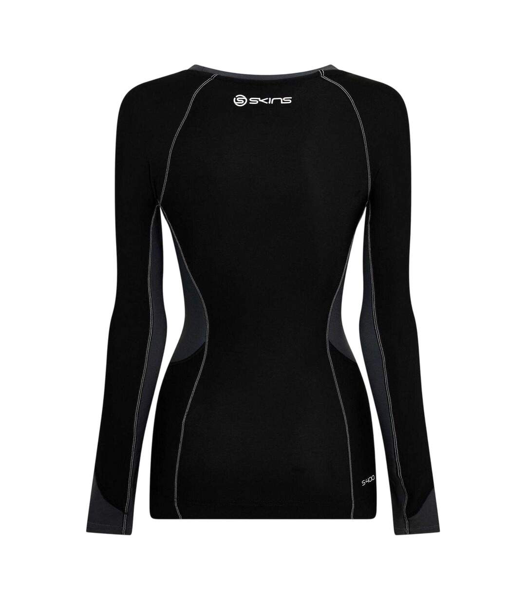 Haut Thermique Manches Longues Sport Femme Noir Skins-2