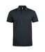 Unisex Adult Basic Active Polo Shirt Black Clique-1