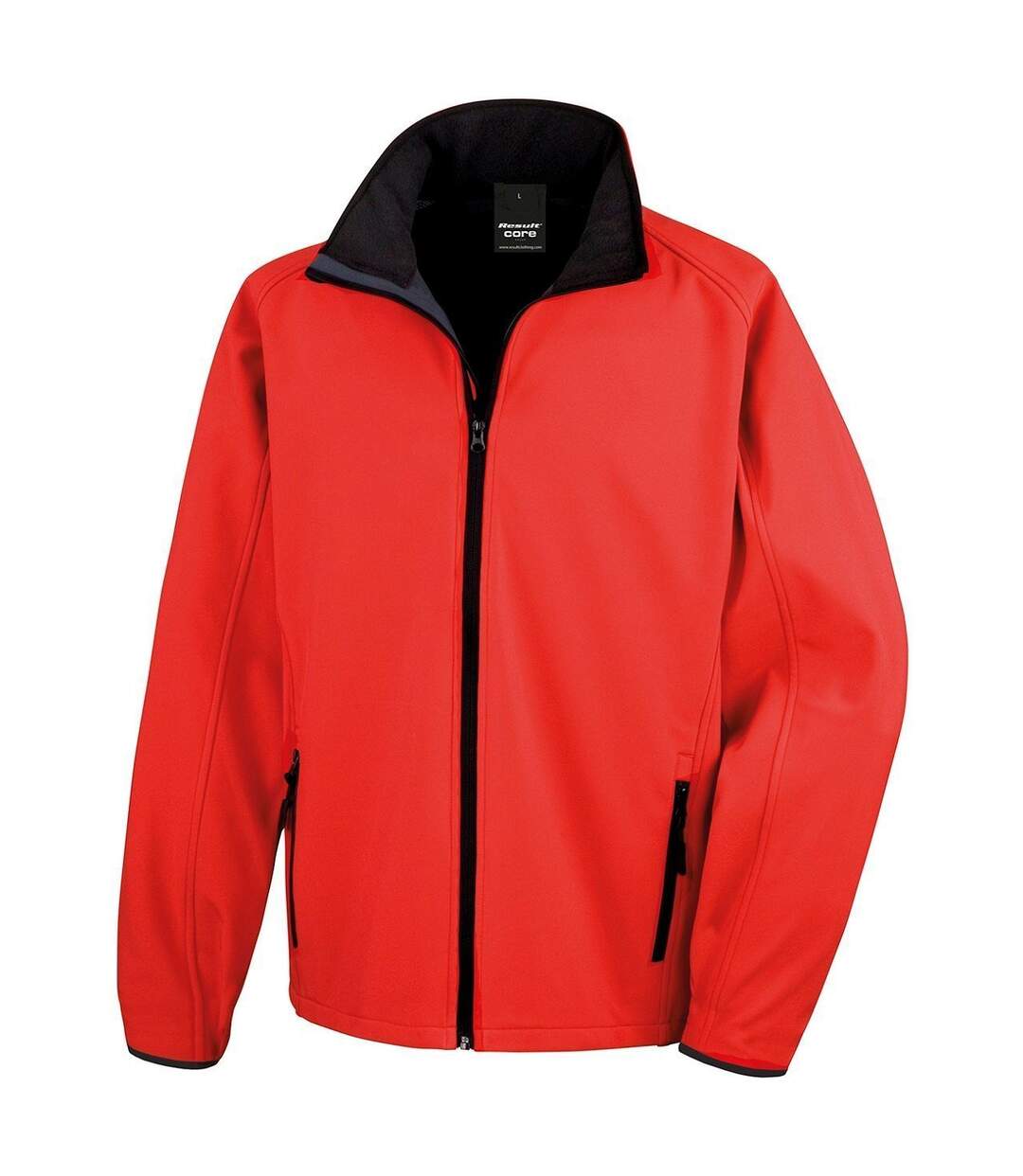 Veste softshell - Homme - R231M - rouge et noir-2