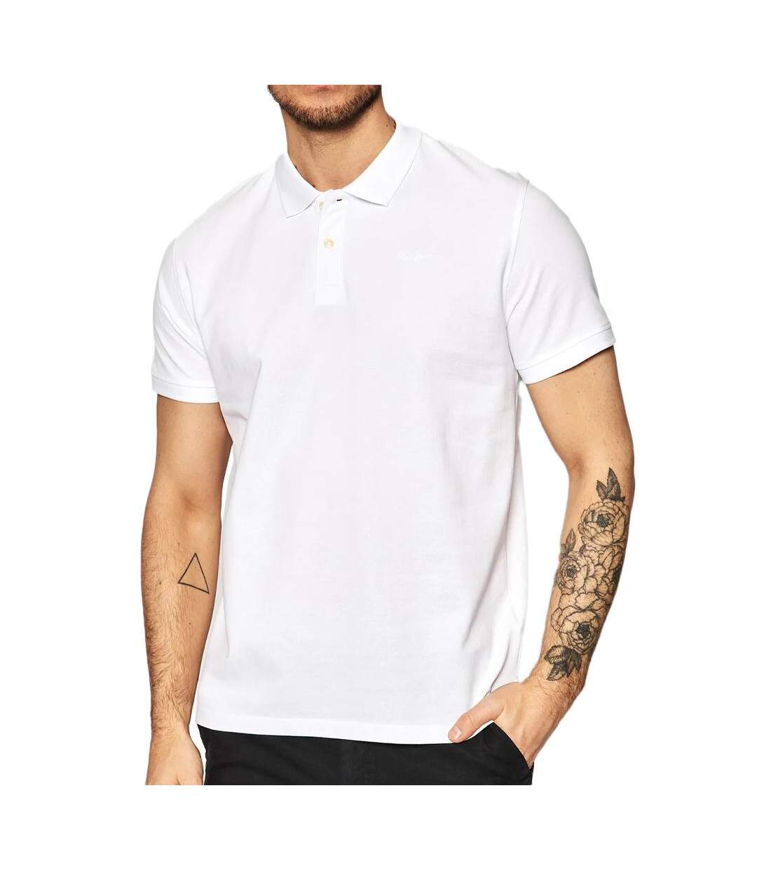 Polo Blanc Homme Pepe Jeans Vincent - XL-1