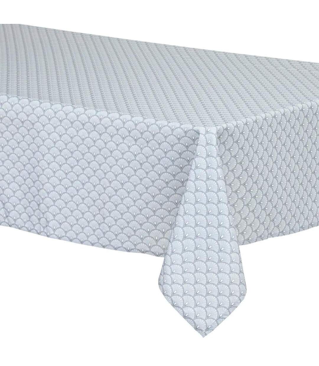 Nappe Antitache Imprimée Livia 150x300cm Gris-1