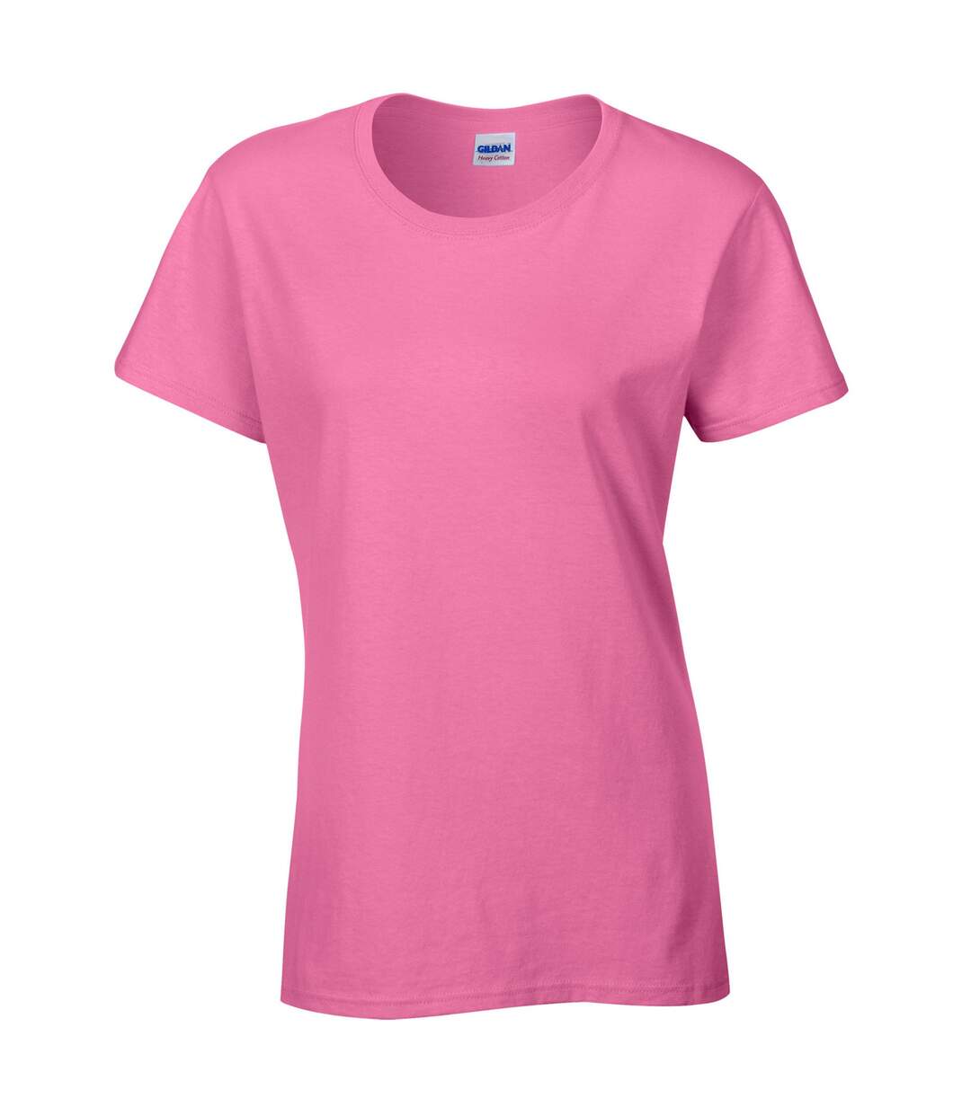 T-shirt femme violet fuchsia Gildan-1