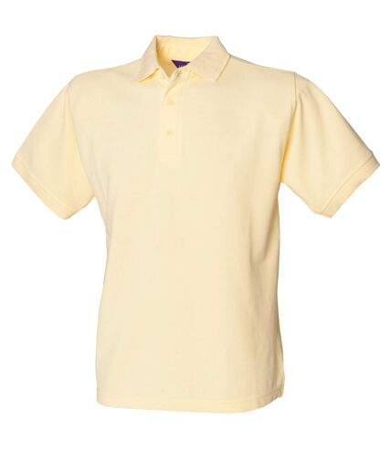 Henbury Mens Short Sleeved 65/35 Pique Polo Shirt (Dark Grey) - UTRW625
