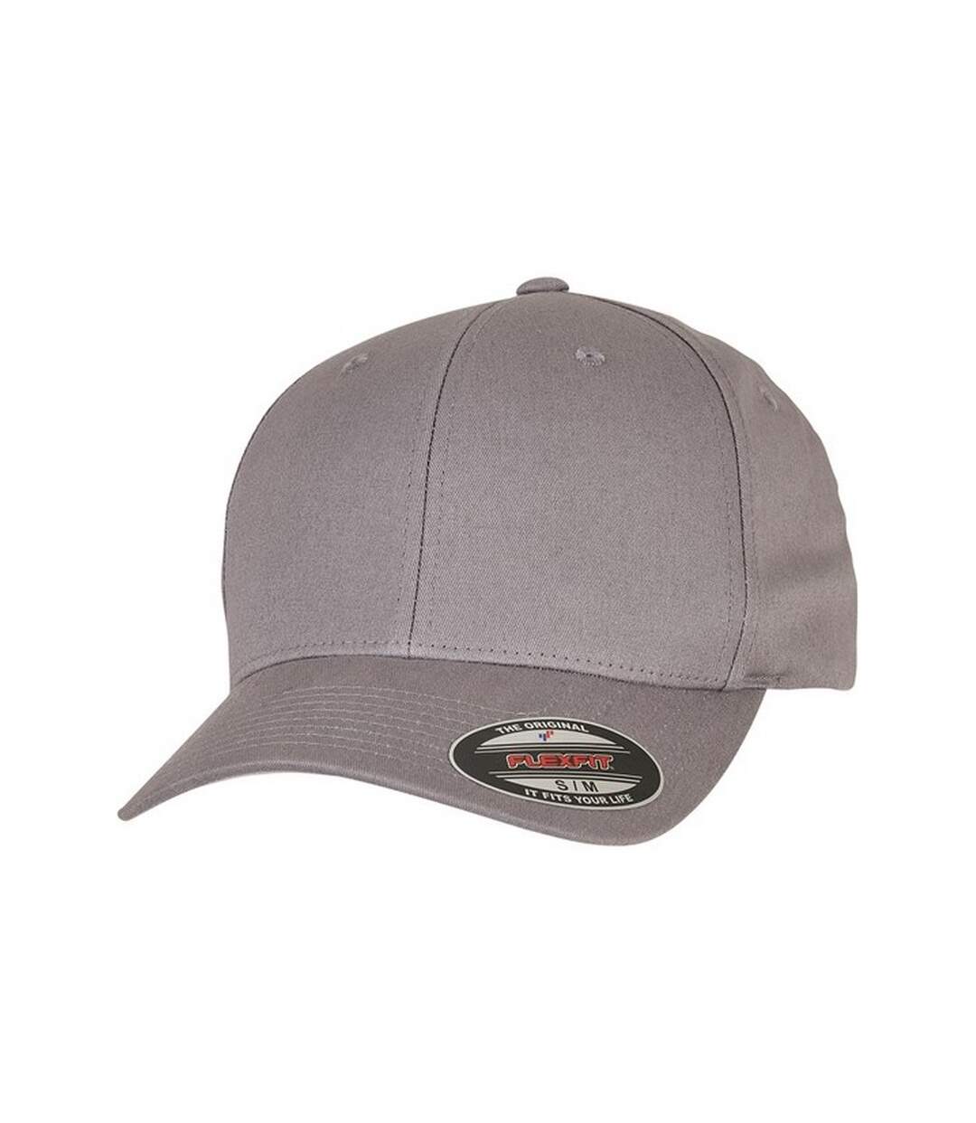 Casquette de baseball adulte gris Flexfit-1