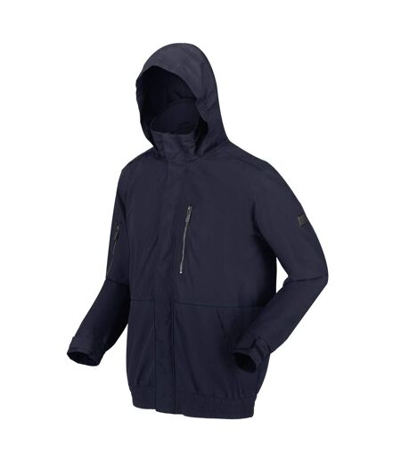 Regatta Mens Feelding Linear Waterproof Bomber Jacket (Navy) - UTRG7702